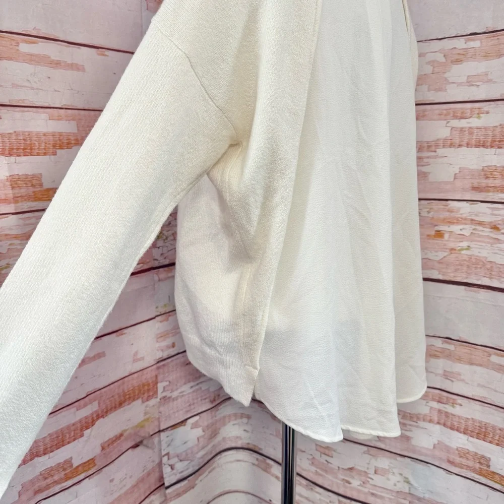 NEW Bass Inverted Pleat Back Sweater - Picture 4 of 6